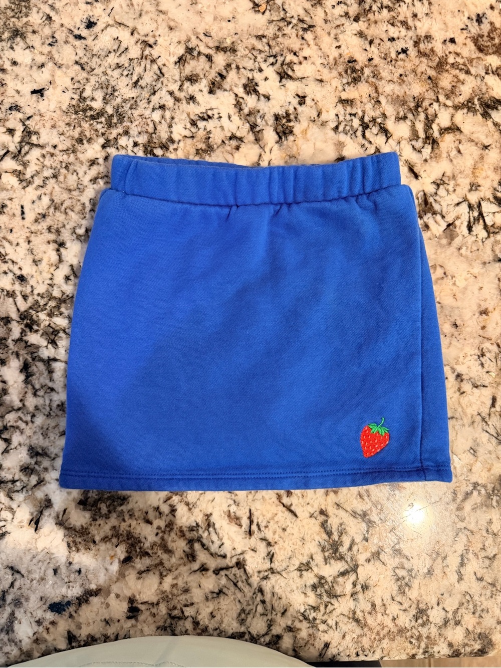 kate spade Royal Blue Girls Skort with Strawberry Accent